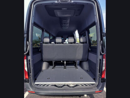 14 Passenger Sprinter - Luggage Storage Area