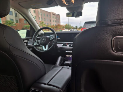 Car Fleet - Mercedes Sedan Interior Front Seat Space