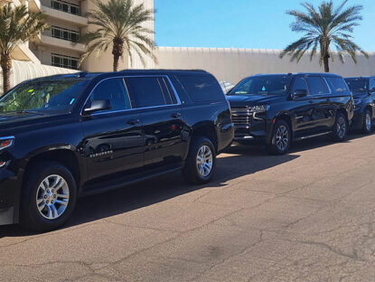 Group of SUVs by All Valley Transportation