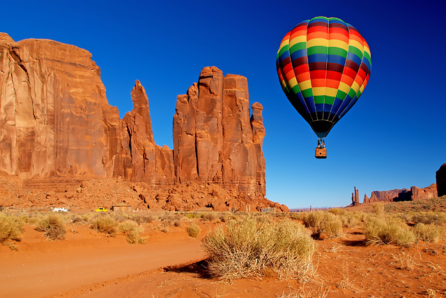 Hot air balloon ride for Arizona Snowbirds