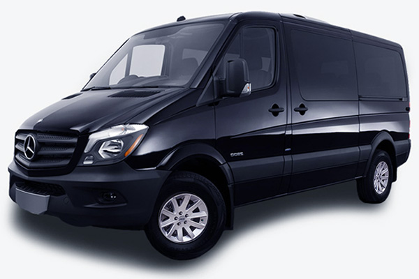 Luxury Shuttle Bus Sprinter for groups of up to 14 passengers