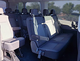 Mini Transit Limo Interior Mini Transit Limo Interior