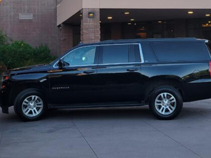 Side view of 2018 Chevy Suburban