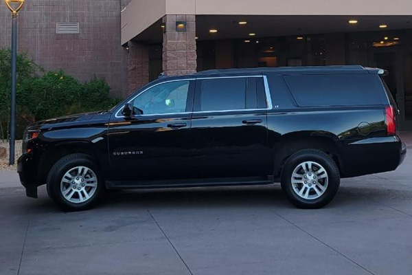 Side view of 2018 Chevy Suburban