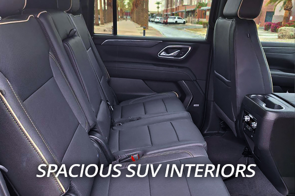 Spacious SUV Interior Seating