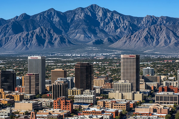 View of Tucson Arizona